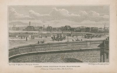 Londra, da Chatham Place, Blackfriars da Robert Blemell Schnebbelie