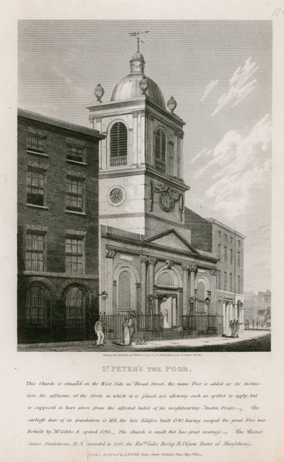 San Pietro il Povero, Londra da Robert Blemell Schnebbelie