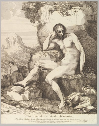 Don Chisciotte nelle Montagne Nere, 20 ottobre 1782 da Robert Blyth