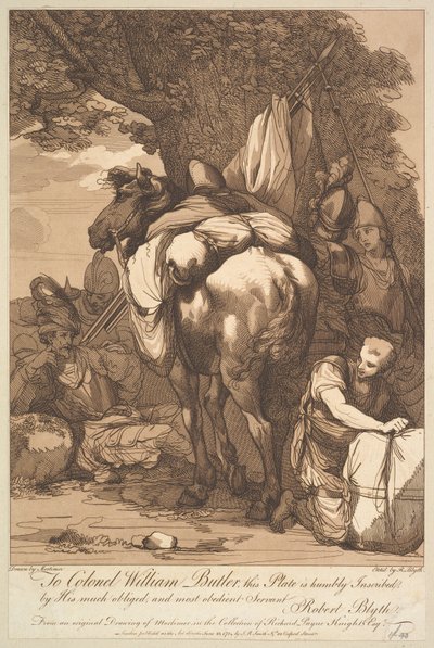 Cavallo da Soma con Soldati, 23 giugno 1784 da Robert Blyth