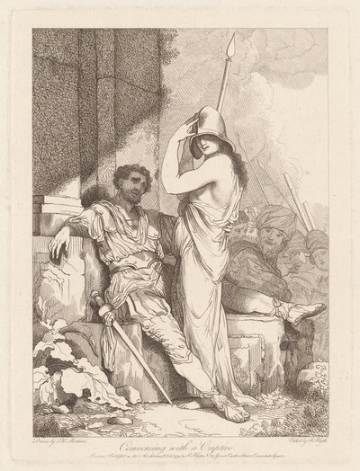 Conversando con un prigioniero da Robert Blyth, after John Hamilton Mortimer