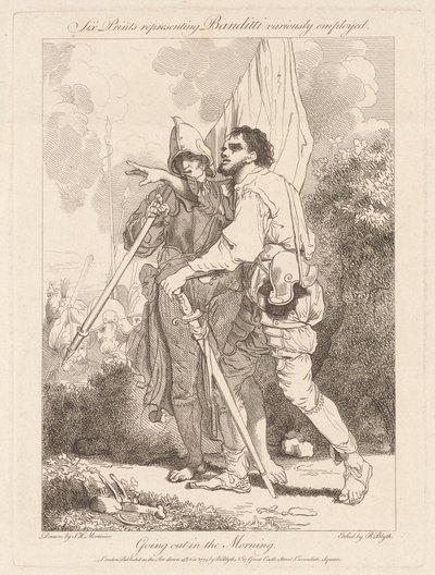 Uscire al Mattino da Robert Blyth, after John Hamilton Mortimer