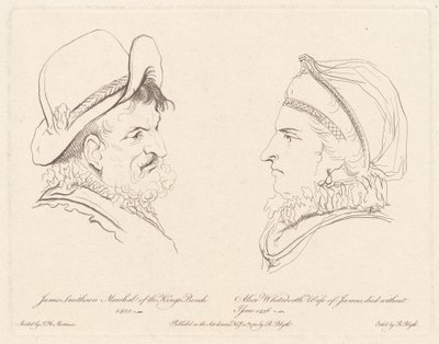 James Smithson e Alice Whitworth da Robert Blyth, after John Hamilton Mortimer