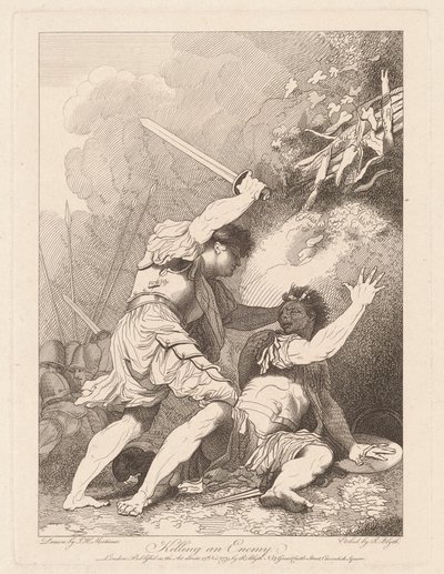 Uccidere un nemico da Robert Blyth, after John Hamilton Mortimer