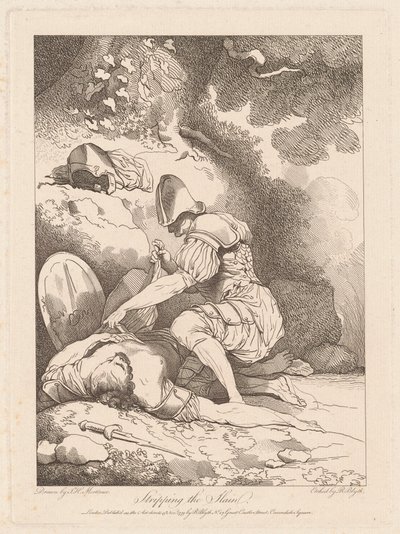 Spogliando i caduti da Robert Blyth, after John Hamilton Mortimer