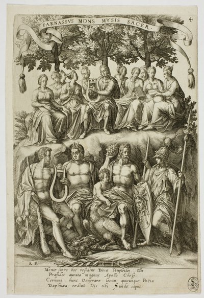 Parnaso, piastra 4 di Parnaso Bicipite da Robert Boissard