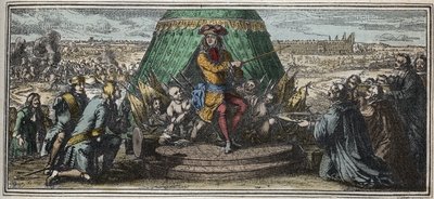 La costruzione degli Invalides nel 1670 - Allegoria della fondazione dell