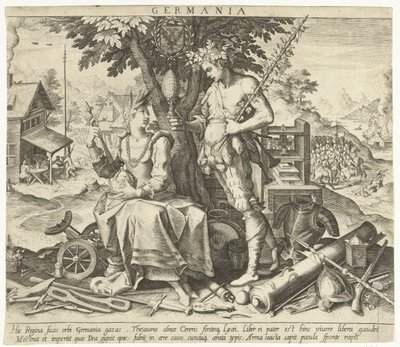 Germania (Allegorie dei paesi europei) da Robert Bossart