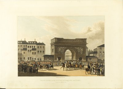 Grande ingresso dei sovrani alleati a Parigi da Robert Bowyer