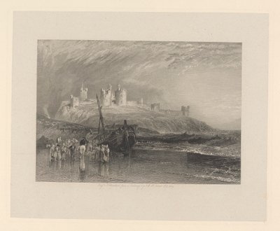 Castello di Dunstanborough, Northumberland da Robert Brandard