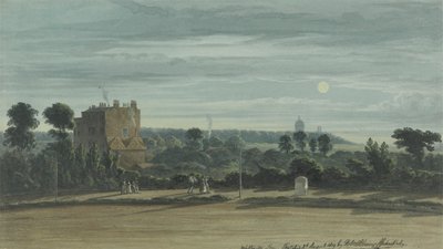 La pietra di Whittington al chiaro di luna da Robert Bremmel Schnebbelie