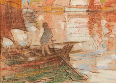 Il Traghettatore di Concarneau 1894 da Robert Brough