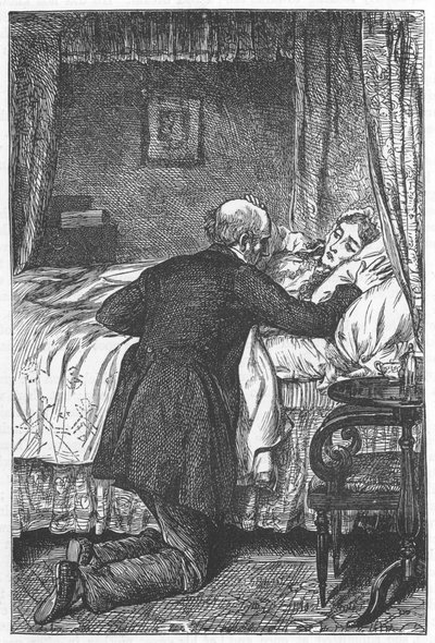 Scena da Scenes of Clerical Life di George Eliot, 1883 da Robert Brown