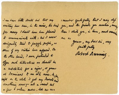 Lettera di Robert Browning a William G Kingsland, 27 novembre 1868 da Robert Browning