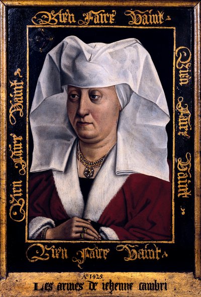 Ritratto di Marie de Pacy da Robert Campin
