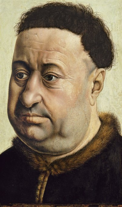 Ritratto di un uomo Robert de Masmines da Robert Campin