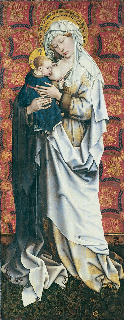 I Pannelli di Flémalle: Vergine che allatta il Bambino da Robert Campin