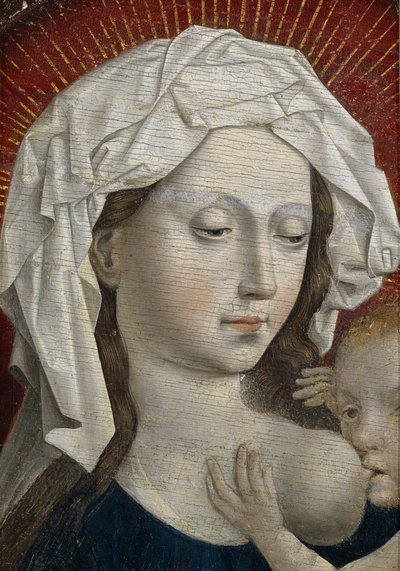 La Vergine che allatta il Bambino, XV secolo da Robert, Campin