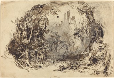 Castello su una Collina (Set per "La Bella Addormentata e la Bestia"?) da Robert Caney