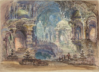 Padiglioni fantastici in una grotta da Robert Caney