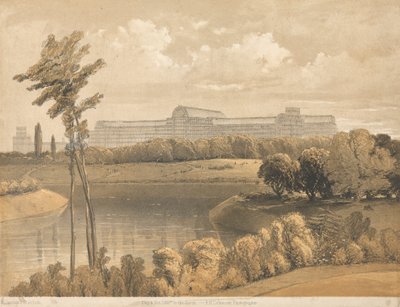 Palazzo di Cristallo dal serbatoio, Sydenham da Robert Carrick