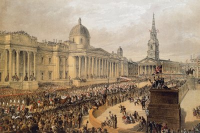 Processione nuziale di Edoardo VII e della Principessa Alessandra di Danimarca, Londra da Robert Charles Dudley
