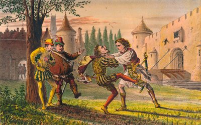 Sebastian: Perché! Questo è per te! E lì! E lì!, c1875 da Robert Charles Dudley