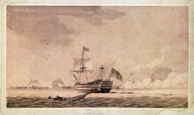 La nave britannica Queen, 1 giugno da Robert Cleveley