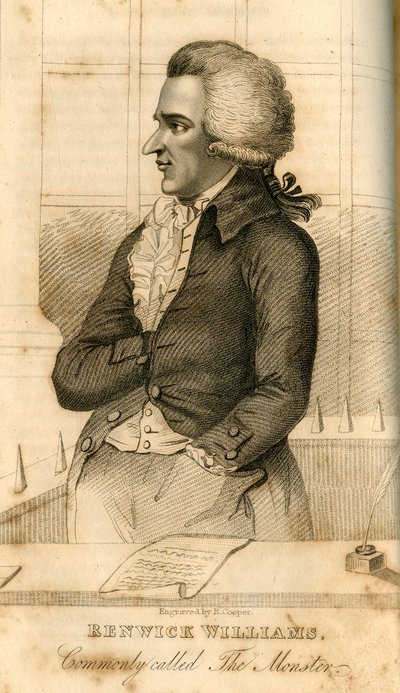 Renwick Williams, Comunemente chiamato Il Mostro, 1822 da Robert Cooper