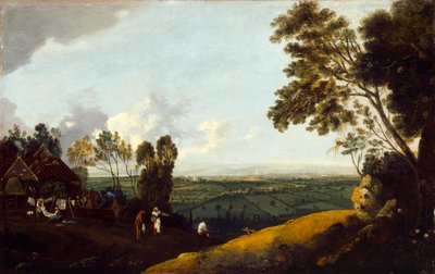 Veduta di Londra da Highgate da Robert Crone