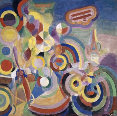 Omaggio a Blériot da Robert Delaunay