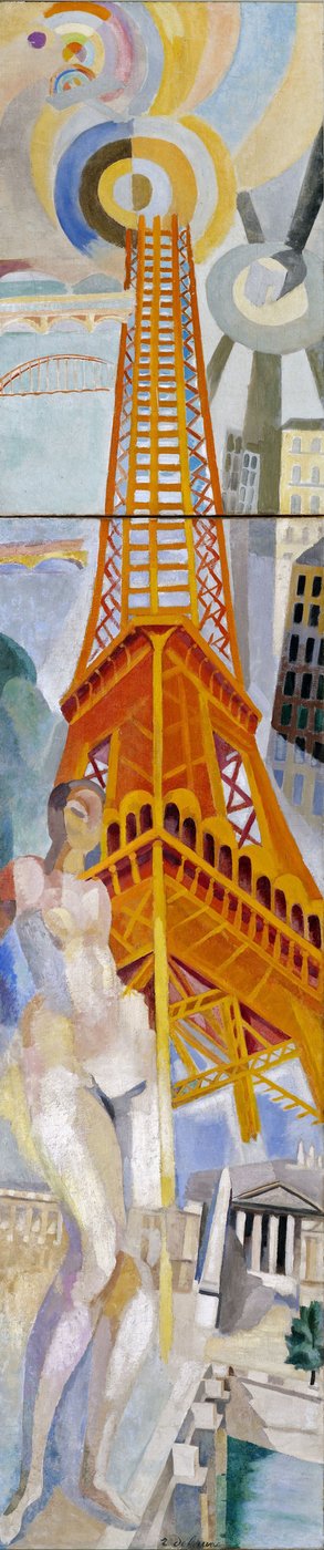 La Ville de Paris, la Femme et la Tour Eiffel da Robert Delaunay
