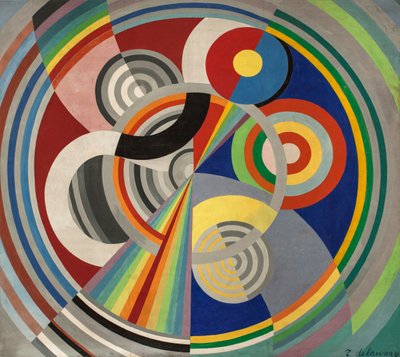 Rythme n°1, decorazione per il Salon des Tuileries da Robert Delaunay