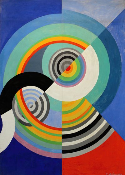 Rythme n°3, decorazione per il salone delle Tuileries da Robert Delaunay