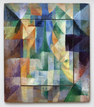Finestre simultanee sulla città. Parte 1, secondo schema, prima replica da Robert Delaunay