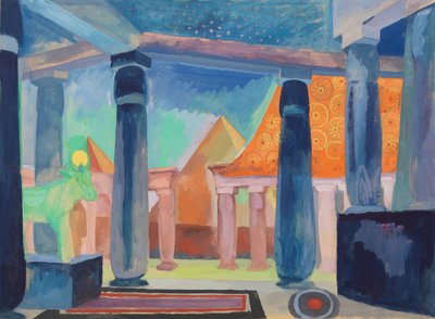 Scenografia per Cleopatra, c.1918 da Robert Delaunay