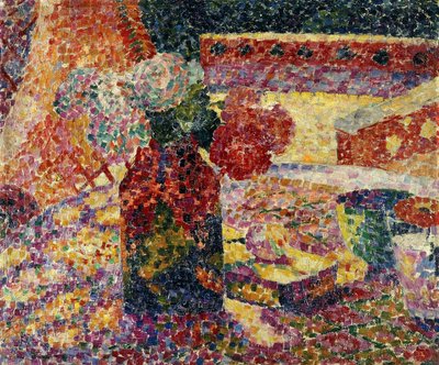 Natura morta con vaso di fiori da Robert Delaunay