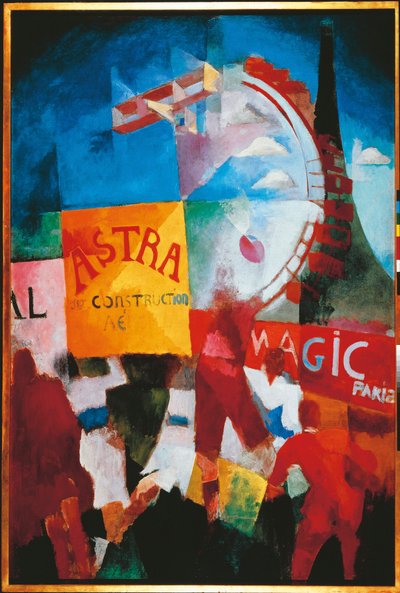 La squadra di Cardiff da Robert Delaunay