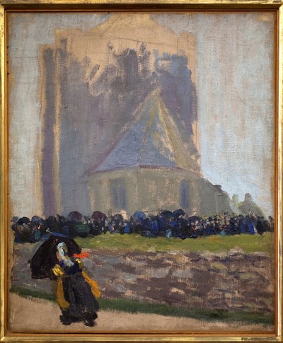 La torre quadrata a Saint Guénolé da Robert Delaunay