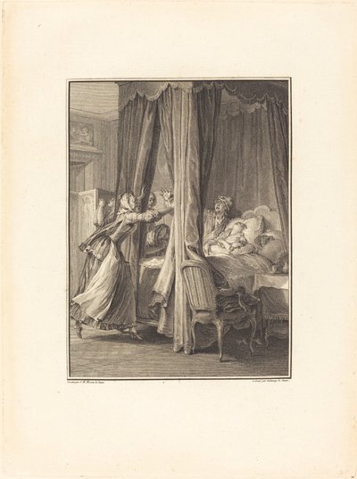 Morte di Julie da Robert Delaunay after Jean Michel Moreau