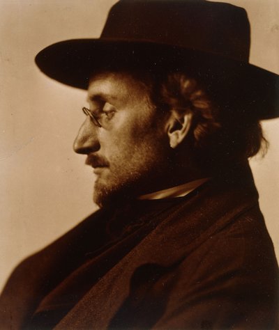 Ritratto di Frederick Holland Day di profilo, c.1900-1910 da Robert Demachy