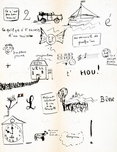 Rebus: Hou!, c. 1920-1945 da Robert Desnos