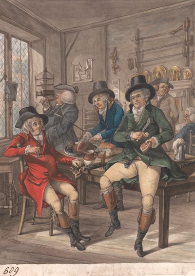 Sala del celibe da Robert Dighton