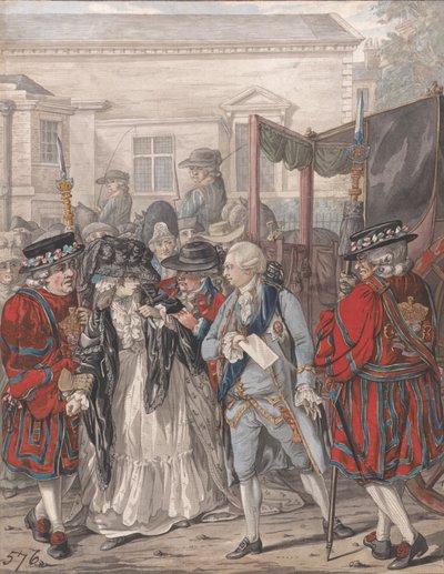 Margaret Nicholson tenta di assassinare Sua Maestà, Giorgio III, all