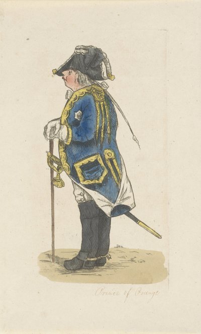 Ritratto di Guglielmo V, principe di Orange-Nassau da Robert Dighton