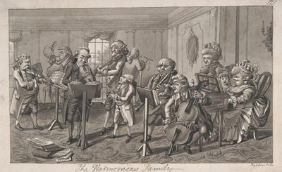 La famiglia armoniosa da Robert Dighton