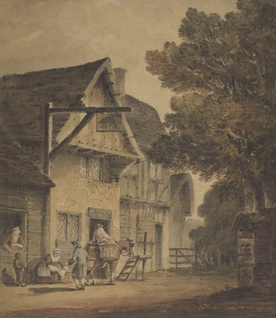 Figure fuori dalla locanda del cinghiale da Robert Dixon