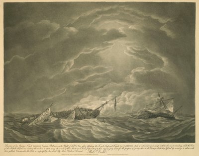 Situazione della Fregata EUROTAS di Sua Maestà, Capitano Phillimore, nella notte del 25 febbraio 1814, dopo aver sconfitto la Fregata imperiale francese LA CLORINDE che cerca di fuggire con l