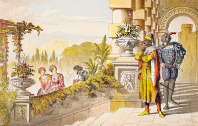 Cassio parla in Otello, atto III, scena III, "Madam, I