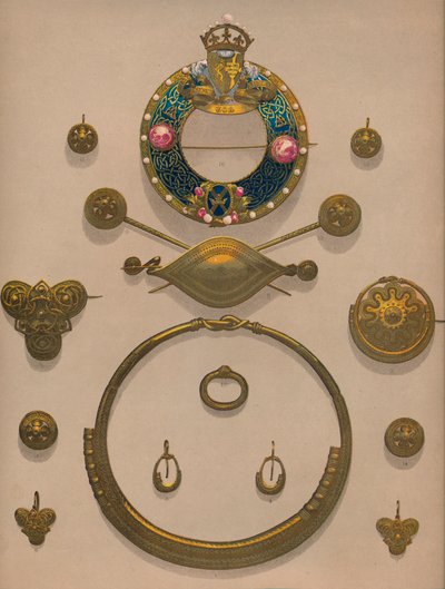 Ornamenti e spilla d